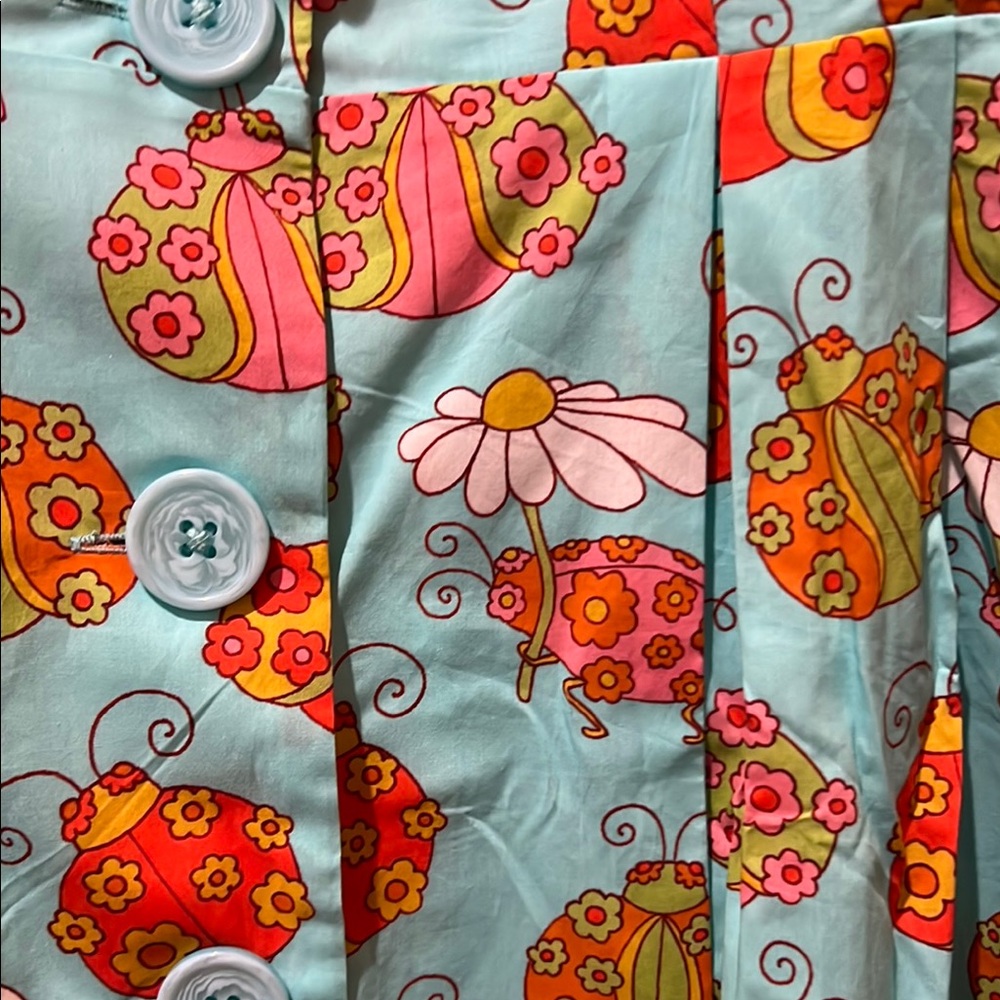 ModCloth Halter Dress with Ladybug Pattern- Large NWT - Picture 3 of 6